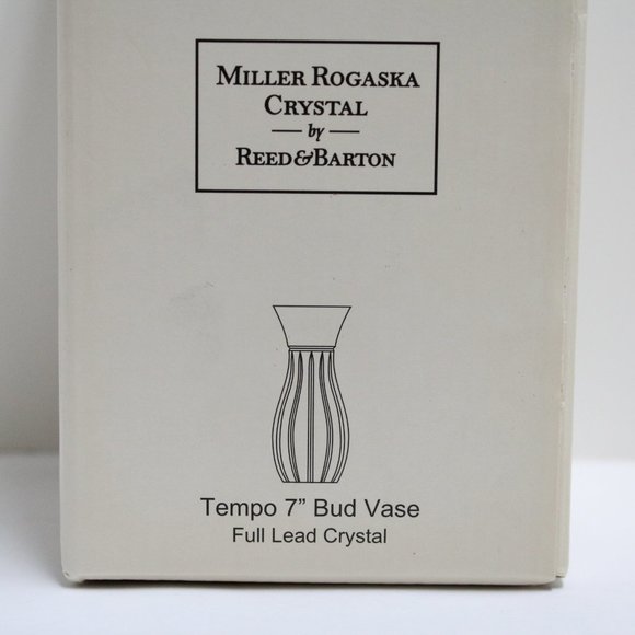 Miller Rogaska Crystal by Reed & Barton Bud Vase - Picture 11 of 15